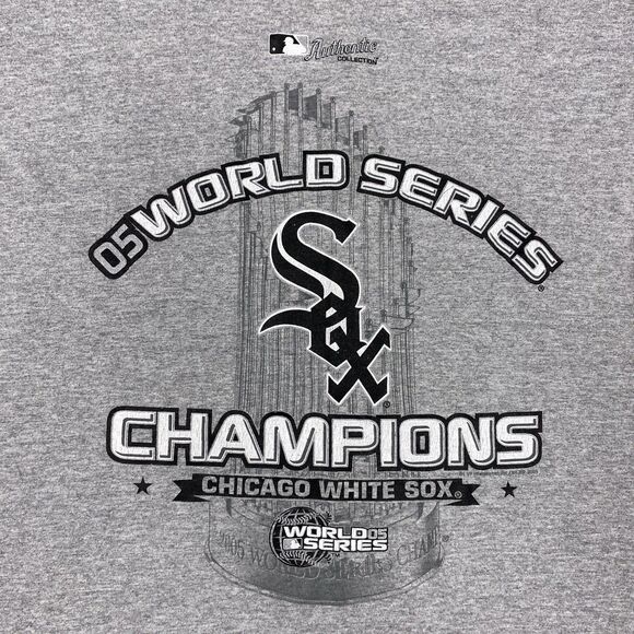 Vintage Y2K 2005 Chicago White Sox World Series Champions T Shirt Adult Sz Small - Picture 3 of 6